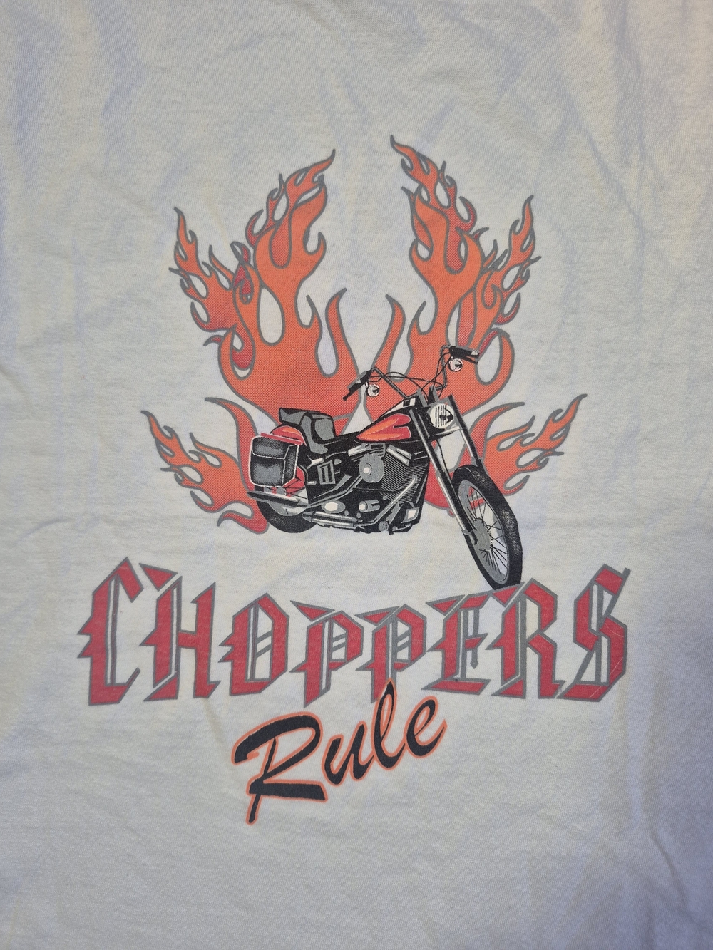 Vintage 90s/Y2K Choppers Rule Motorcycle Tank Top - Heavyweight  Biker Graphic!